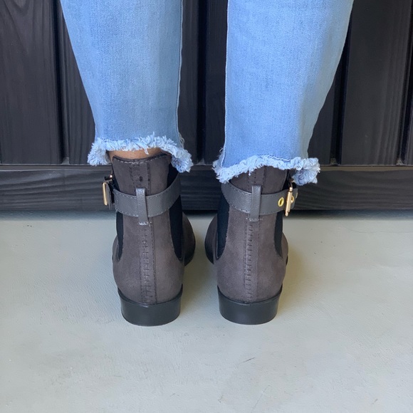 Charcoal Water Resistant Chelsea Ankle Boots - Picture 4 of 5